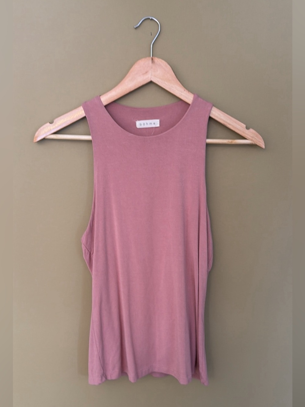 bohme Dusty Rose Sleeveless Tank Top
